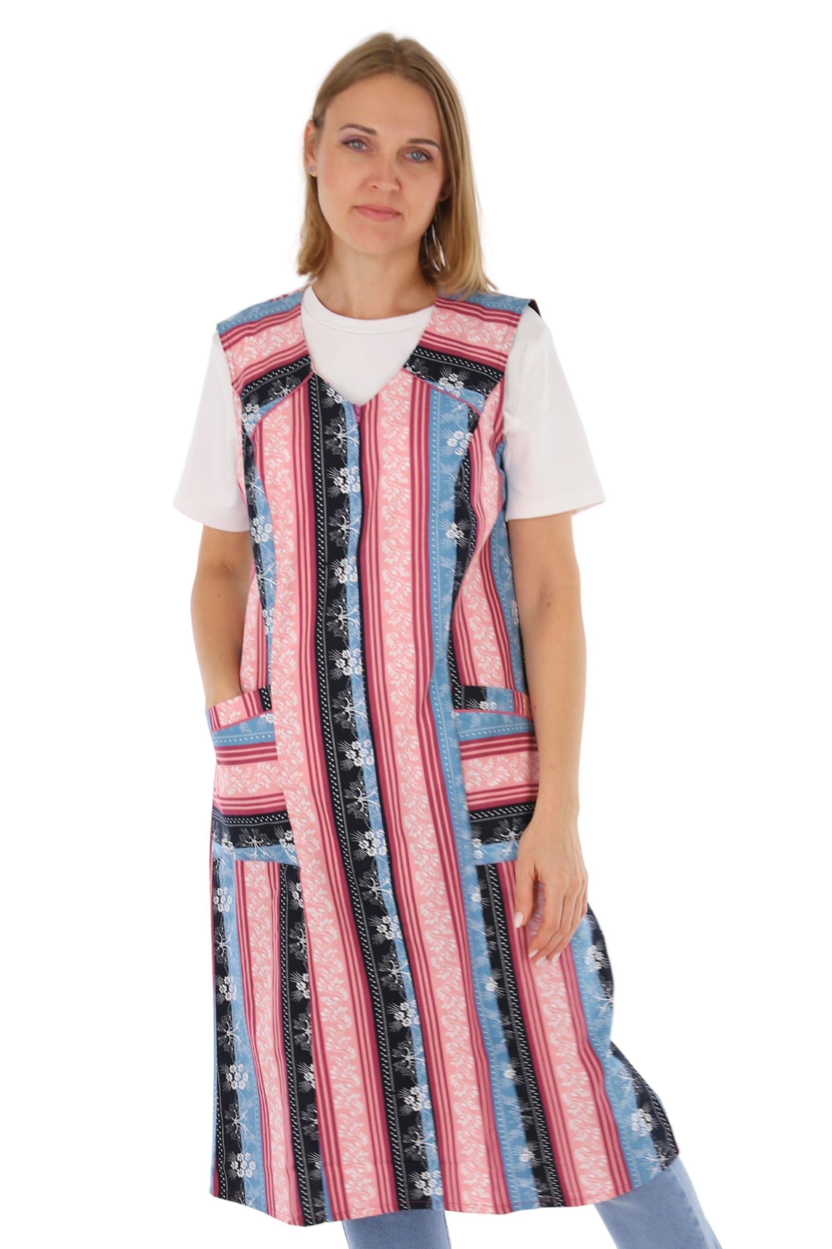 aokitchen♡ Cotton Kitchen Apron with Zip, Lilac : Amazon.fr: Home & Kitchen